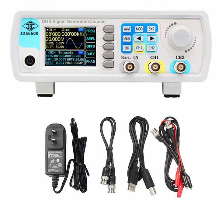 JDS6600 15/30/40/50/60MHz DDS  - Dual Channel Arbitrary Waveform Function Generator 60Mhz 评论和价格