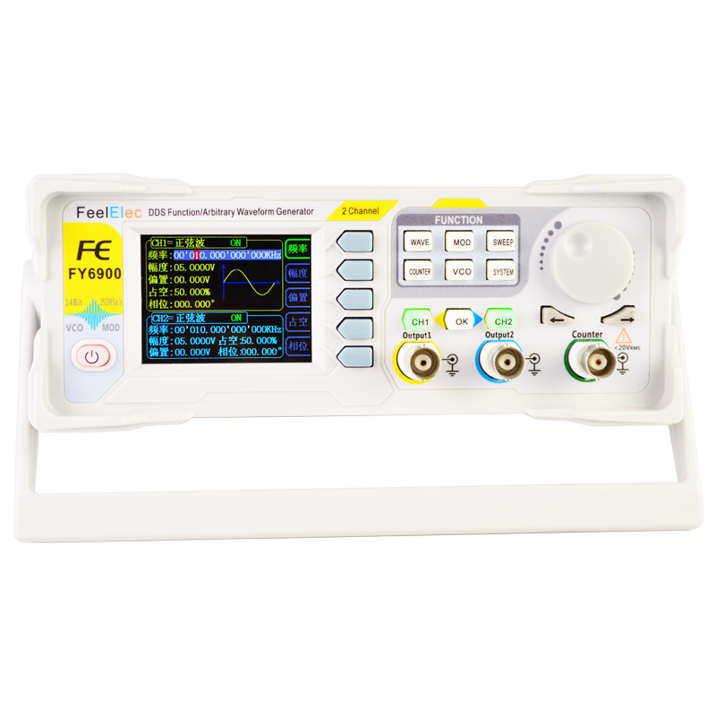 KKmoon FY6900-60M Function Sig - Dual Channel Arbitrary Waveform Function Generator 60Mhz 评论和价格