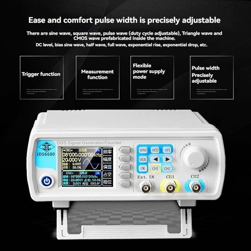 Dual Channel DDS Signal Genera - Dual Channel Arbitrary Waveform Function Generator 60Mhz 评论和价格