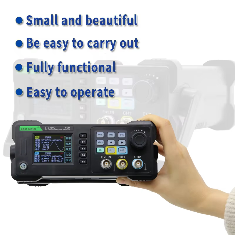 East Tester ET3320/40/60C Mini - Dual Channel Arbitrary Waveform Function Generator 60Mhz 评论和价格