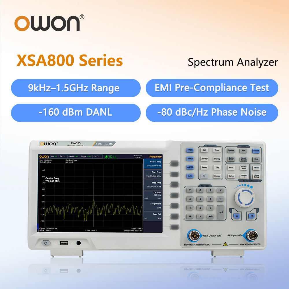 OWON Spectrum Analyzer With Tr - Spectrum Analyzer Tracking Generator 1.5Ghz 评论和价格