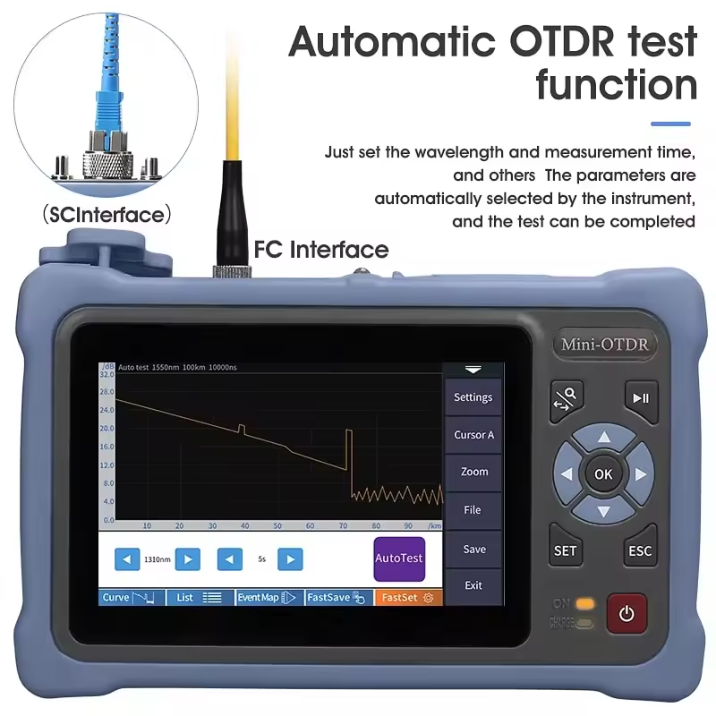 Novker 12-in-1 Mini OTDR NK400 - Optical Time Domain Reflectometer Otdr 1310 1550Nm 评论和价格