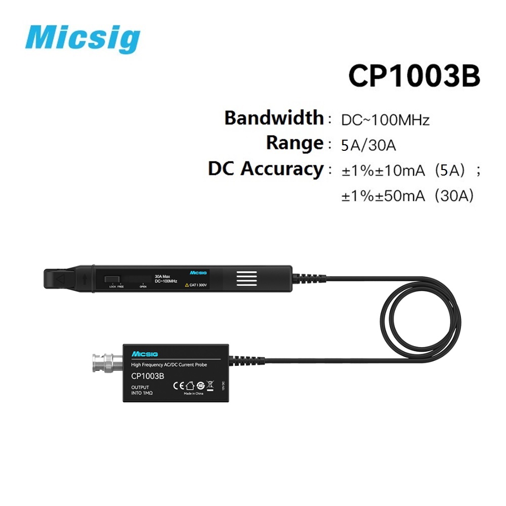 Micsig High Frequency CP1003B  - Current Probe Ac Dc 50Mhz Oscilloscope 评论和价格